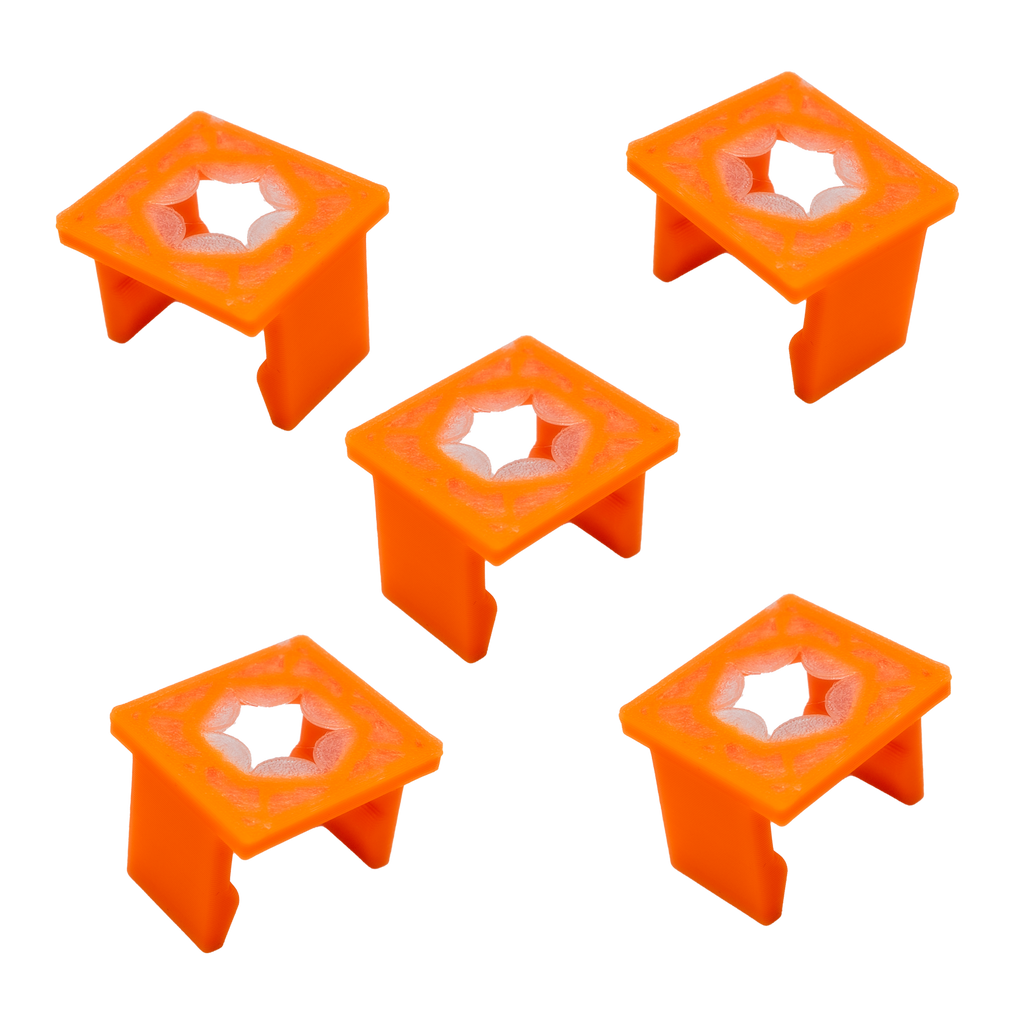 FragLoc™ – Egg Crate Snap-In Frag Plug Holders (Pack of 5)